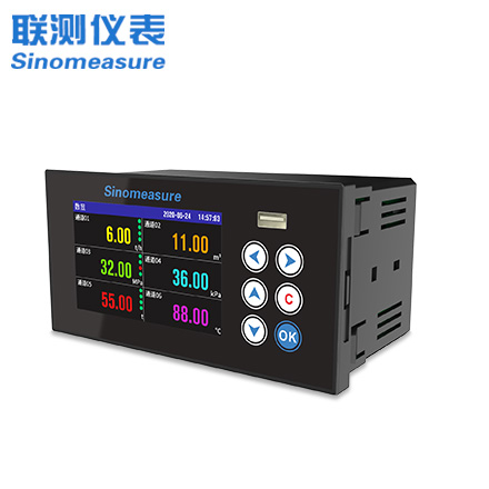 聯測_SIN-R200T_1~6路可選_無紙記錄儀_溫度_壓力_多種參數